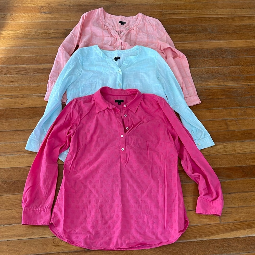 Lot of 3 Talbots dress shirts